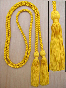 Honor Cord - NAVY BLUE AND GOLD  honor cords